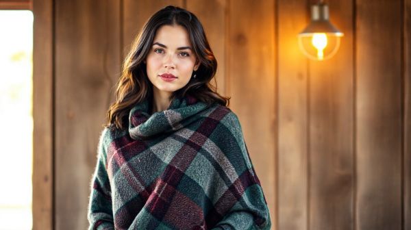 10 façons de porter le pull plaid avec style cet hiver