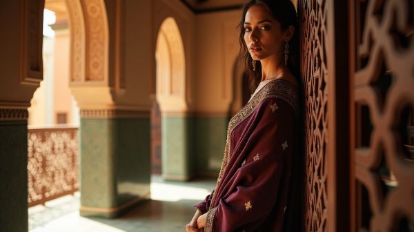 Découvrez l'élégance des caftans marocains faits main