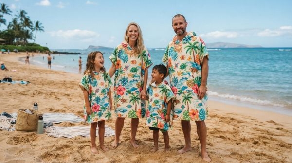 Poncho de bain: confort et style pour toute la famille