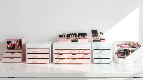 Sélection des meilleurs organisateurs de maquillage pour un espace optimal